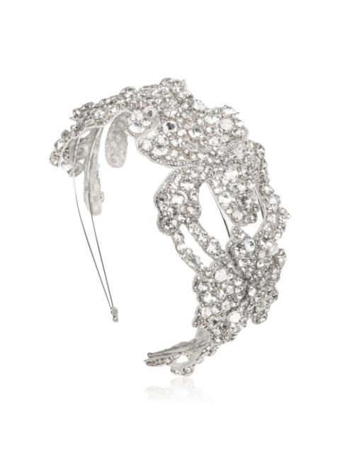 Jennifer Behr Tressa Crystal Headband silver