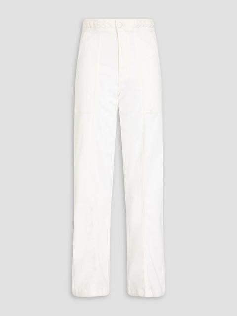 FRAME High-rise wide-leg jeans