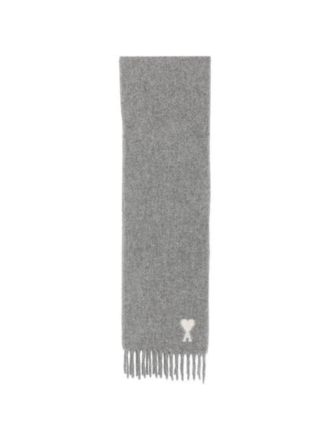 AMI Paris Ami Paris Women Ami De Coeur Wool Scarf