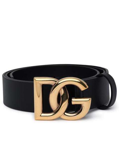 Dolce & Gabbana Logo Leather Belt Woman