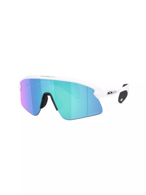 OAKLEY Stunt Devil Prizm Sapphire Sunglasses â Matte White