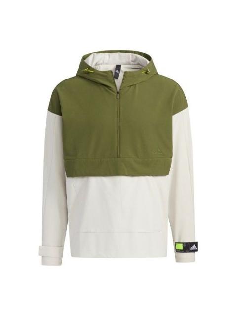 adidas adidas Th Jacket Woven Anorak Green/White GP0968