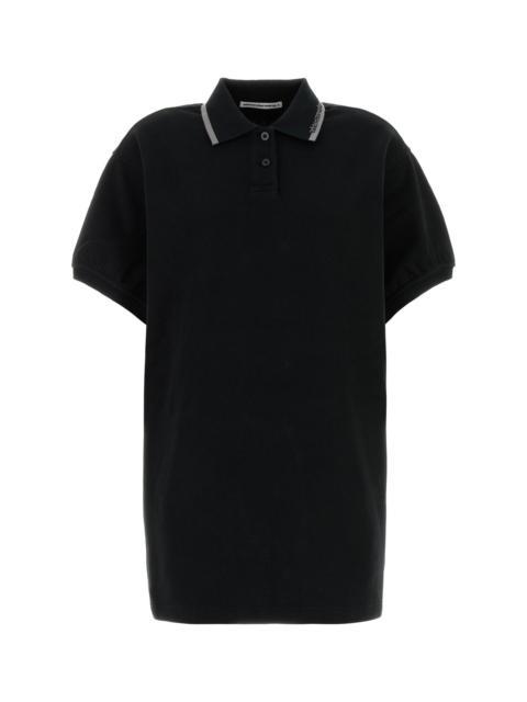 Alexander Wang RELAXED MINI POLO DRESS (BLACK)