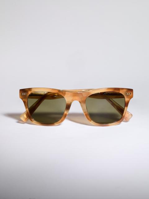 Brunello Cucinelli Mr. Brunello Goldcraft acetate and 18k solid gold sunglasses