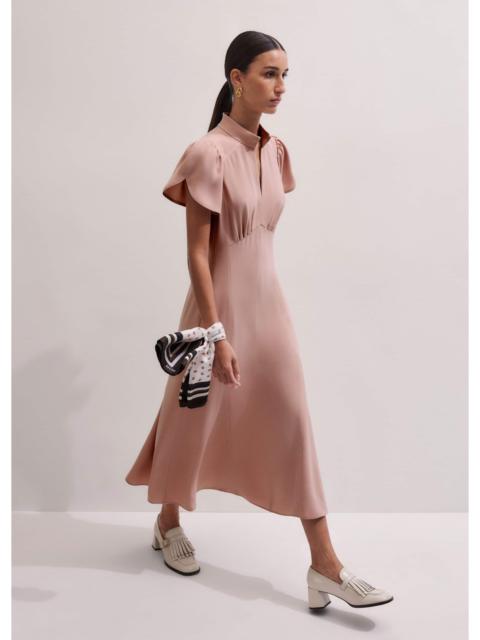 ME+EM Topstitch Midi Dress