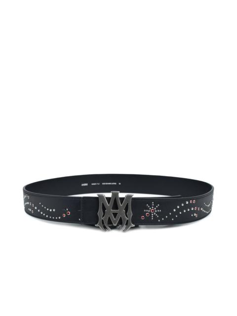 AMIRI MA STUD 4CM BELT / BLK