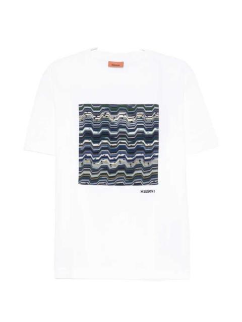 Missoni Missoni Men T-Shirt With Zigzag Print