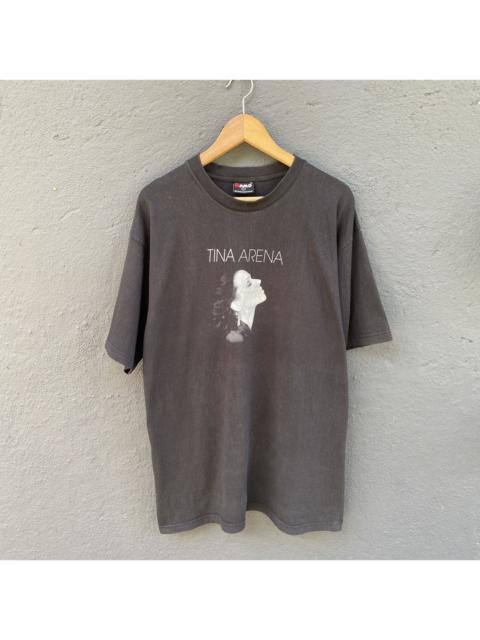 Other Designers Thrashed Faded Vintage Tina Arena Australian Singer Tee