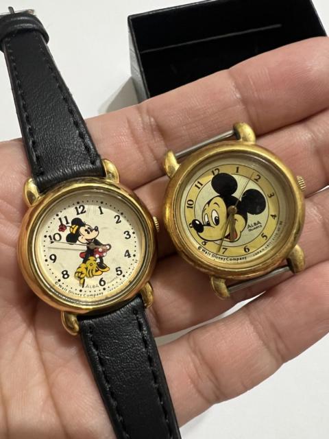 Other Designers Vintage 90s ALBA by SEIKO Mickey Mouse & Minnie Mouse Watch