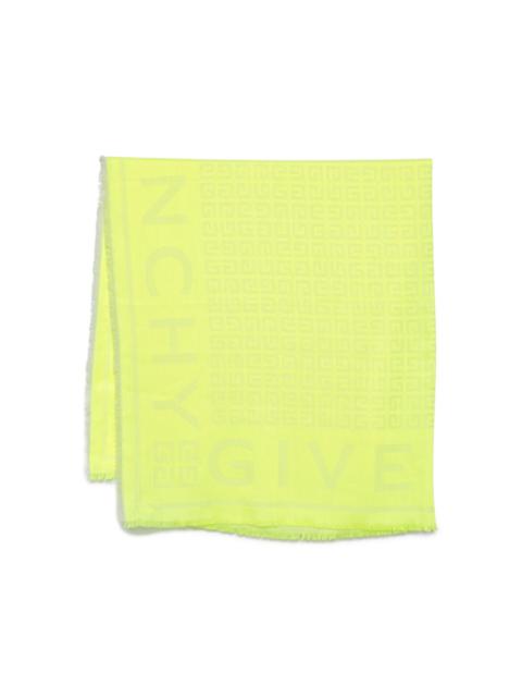 Givenchy logo motif-jacquard scarf