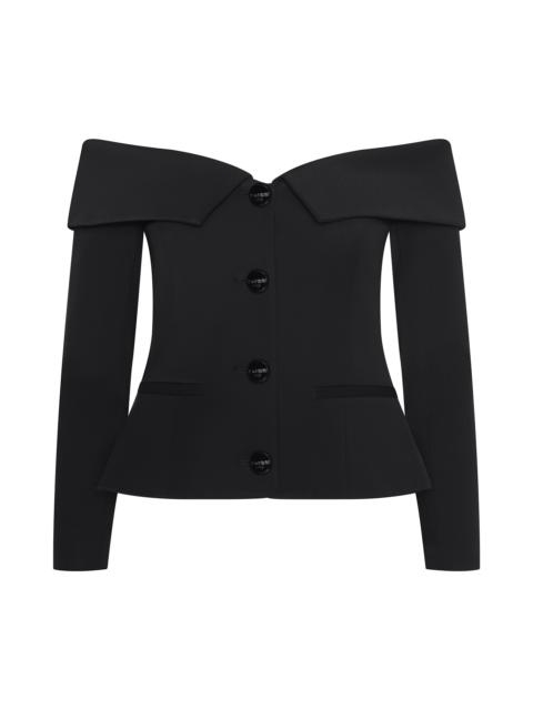 L'AGENCE Ingrid Blazer Top