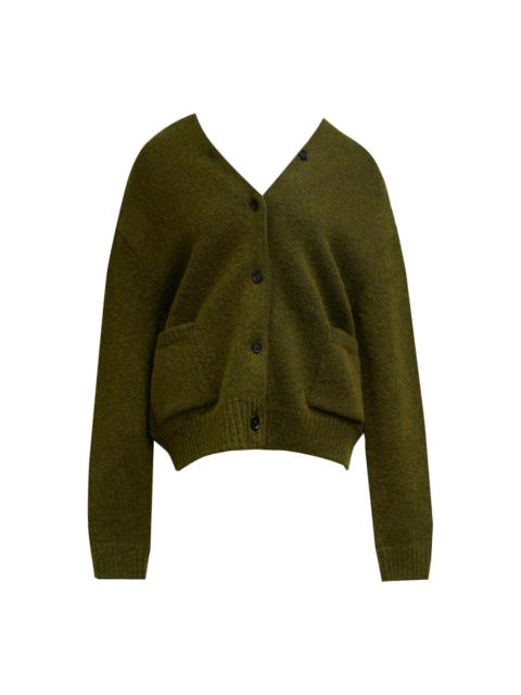 pushBUTTON Green Strap Point Cardigan