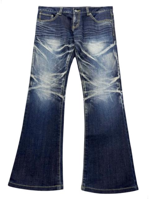 Other Designers TORNADO MART Blue Gemstone Inclusions Whiskers Punk Flare🔥