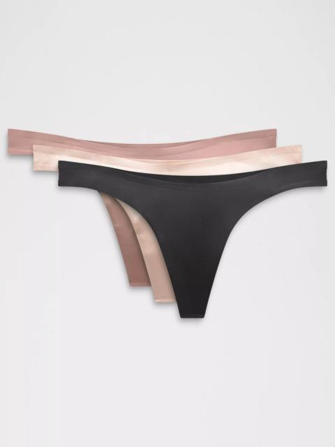 lululemon Wundermost Ultra-Soft Nulu Dipped-Waist Thong Underwear *3 Pack