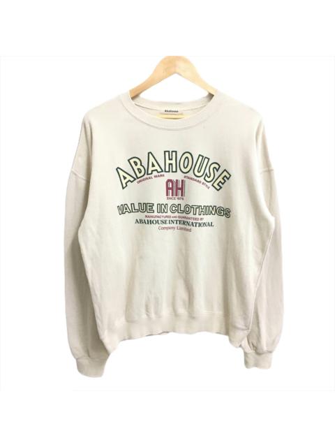 Other Designers Vintage - VINTAGE ABAHOUSE JAPANESE BRAND BIG LOGO SWEATSHIRT PULLOVER