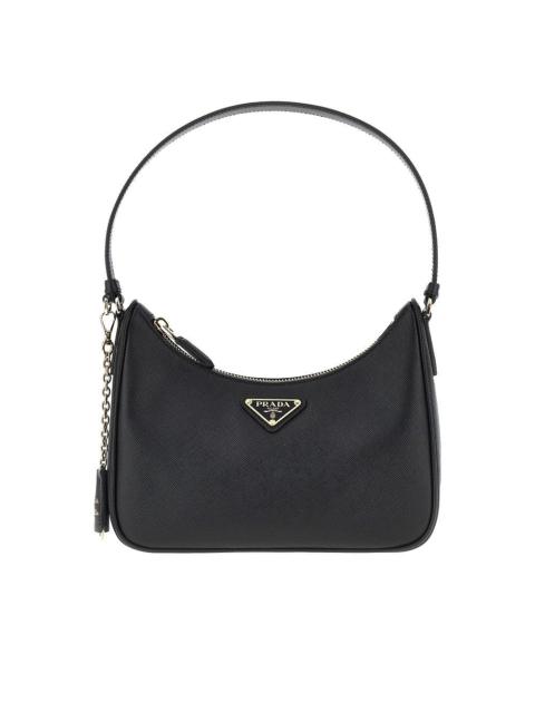 Prada Prada Saffiano Leather Re-edition 2005 Bag Black