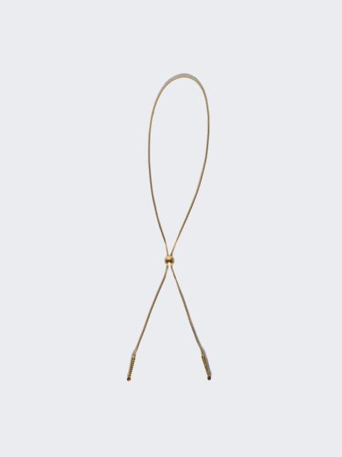 JACQUES MARIE MAGE X Erin Wasson Bolo Necklace Gold