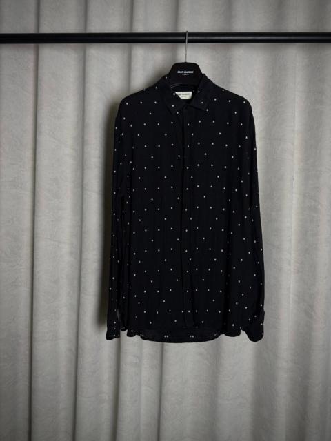 SAINT LAURENT Saint Laurent Paris 20FW Silk Plaid Shirt