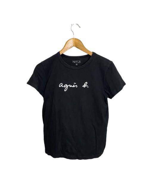 Other Designers Agnes B. black spellout