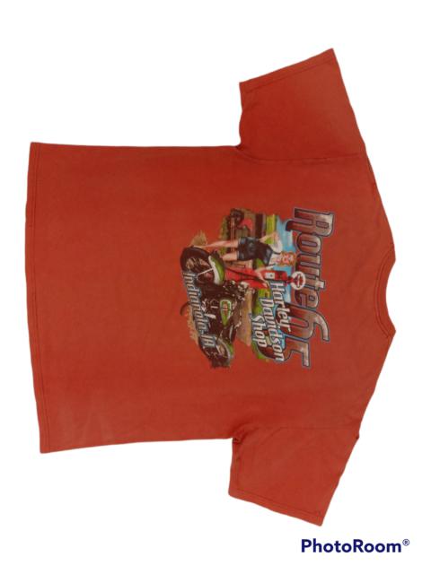 Other Designers Vintage - VINTAGE RARE HARLEY DAVIDSON ROUTE 65 POCKET TEE