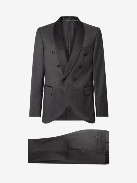 CORNELIANI Dark grey pure wool tuxedo