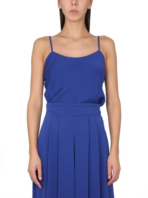 Max Mara Max Mara Women Silk Charmeuse Tuxedo Top