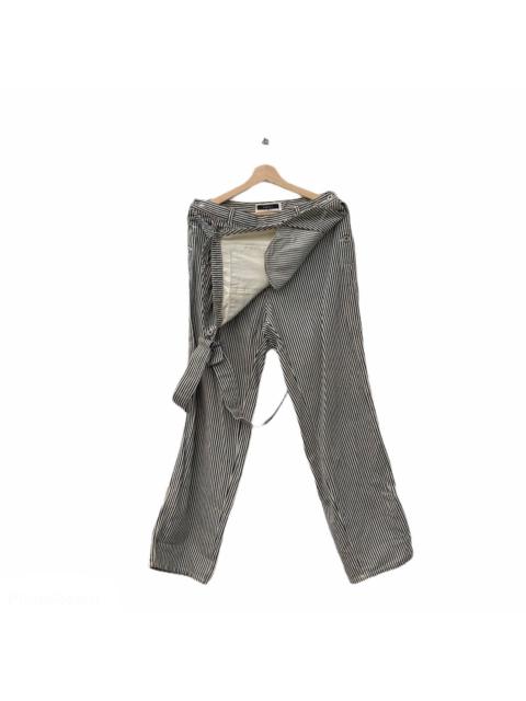 Other Designers Garment Reproduction of Workers - OVERALLS STRIPE DOUBLE PANTS 2004 COMMUNITY GARMENT WORKS