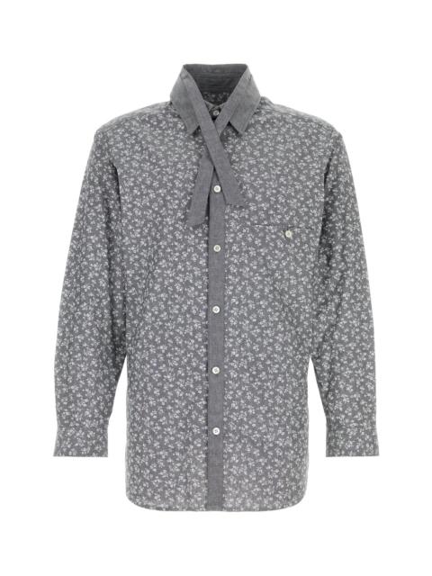 Yohji Yamamoto Printed cotton shirt