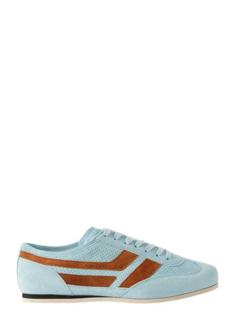 TOM FORD Tom Ford Men Perforated Leather Sneakers