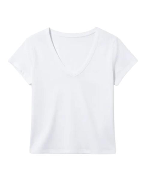 Citizens of Humanity Hara V Neck Tee in White