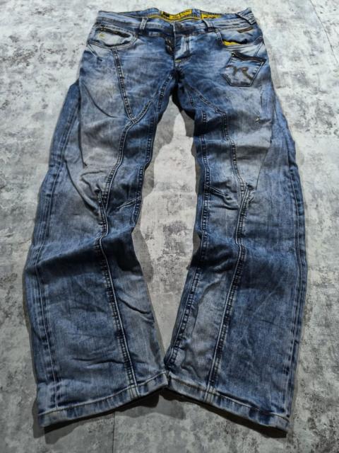 Hysteric Glamour distressed biker denim jeans