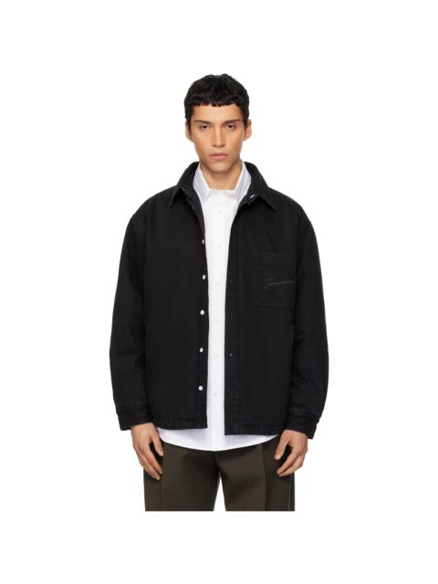 JACQUEMUS Black 'The Boulanger' Denim Shirt