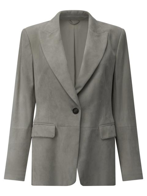 Brunello Cucinelli Brunello Cucinelli Suede Leather Blazer Jacket