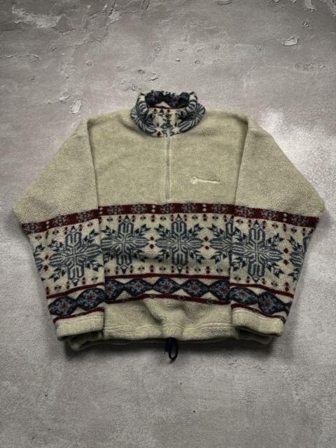 Other Designers Rare 90s Sergio Tacchini Patagonia Deep Pile Style Fleece