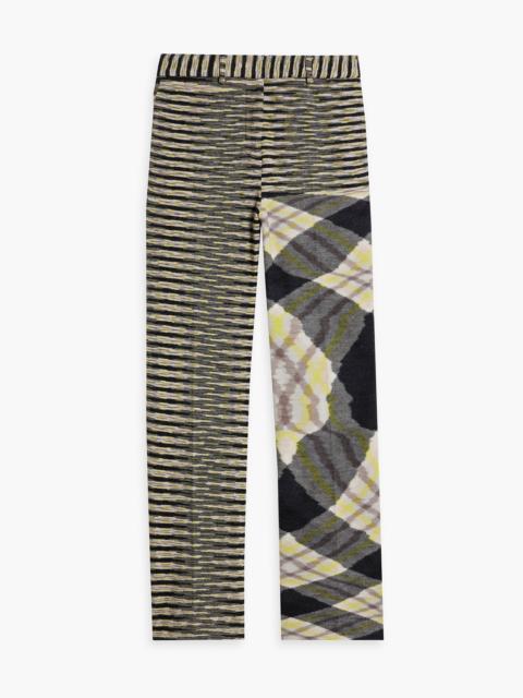 Missoni Space-dyed knitted straight-leg pants