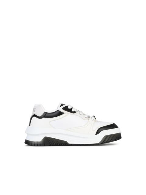 Versace 'Odissera' White Leather Sneakers Man
