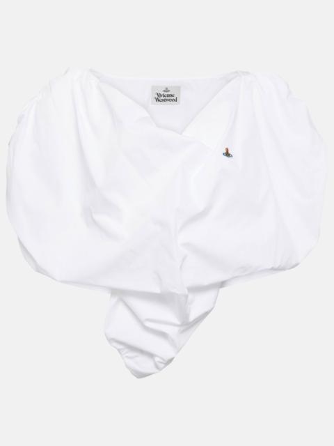 Vivienne Westwood Heart cotton crop top