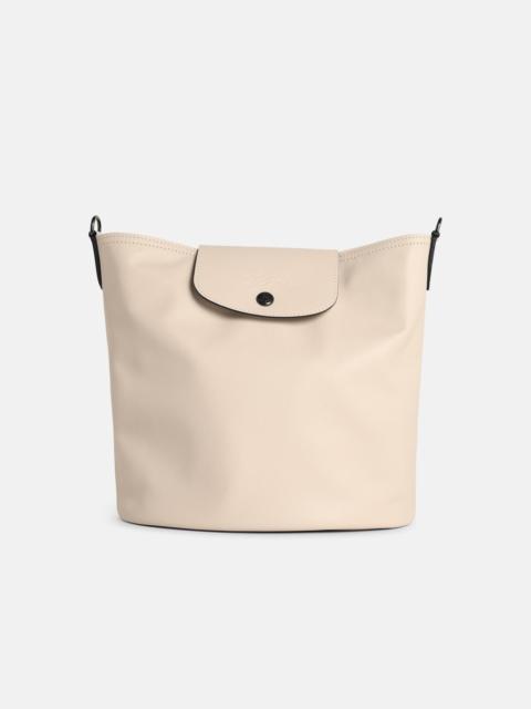 Longchamp 'LE PLIAGE XTRA' PAPER LEATHER BUCKET BAG