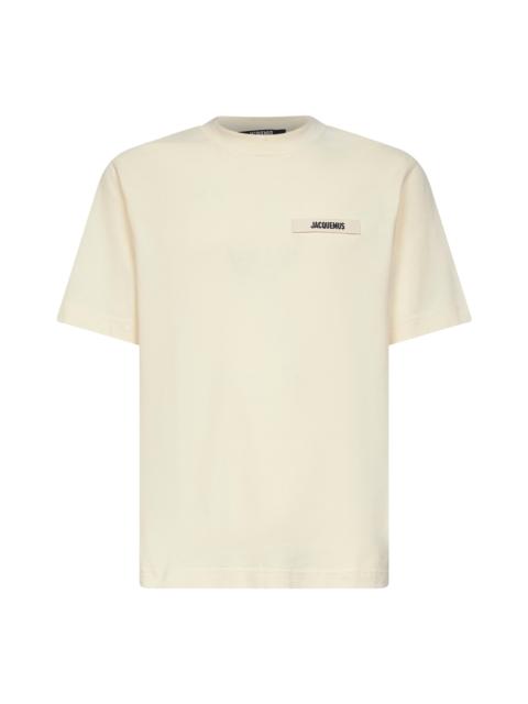 JACQUEMUS Jacquemus Men Beige The Gros Grain T-Shirt