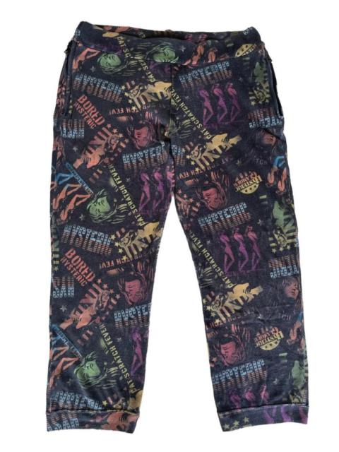 Hysteric Glamour 5 quarters full print pants