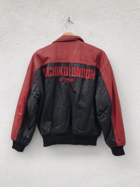 Other Designers Leather Jacket - Michiko Koshino London Baseball Leather Jackets