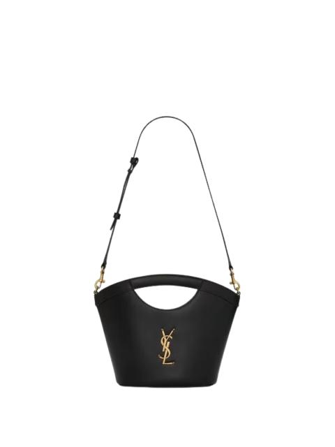 SAINT LAURENT SAINT LAURENT Celia Mini Black Leather Tote Bag $1900