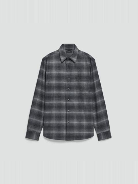Theory Weekend Shirt in Faded Check