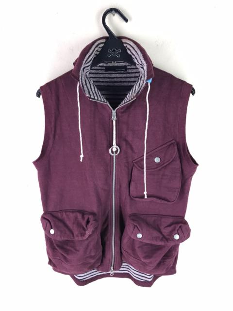 Other Designers Japanese Brand - LAST CALL💥M2SQUARED TACTICAL VEST JACKET HIDDEN HOODIE