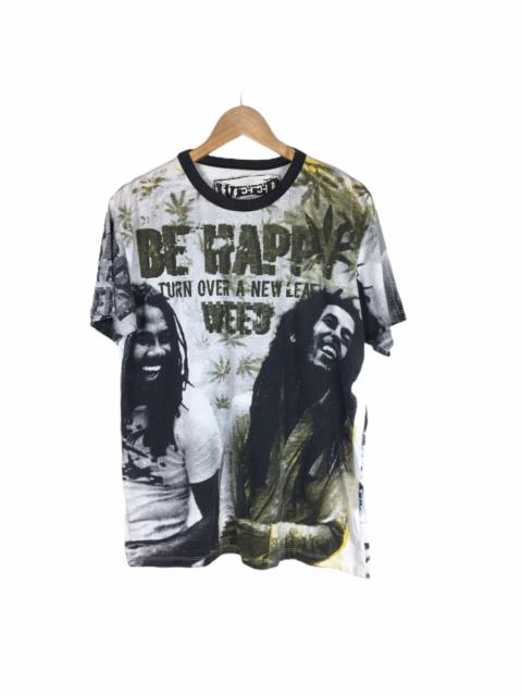 Other Designers Bob Marley × Vintage - Bob Marley & Jacob Miller All Over Print T-Shirt