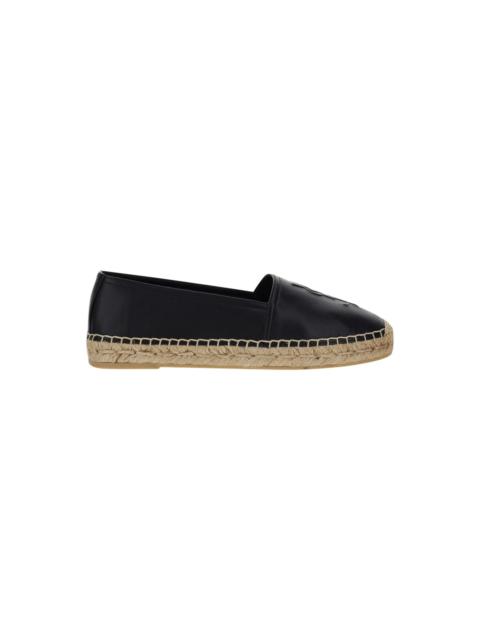 SAINT LAURENT Lambskin Espadrilles