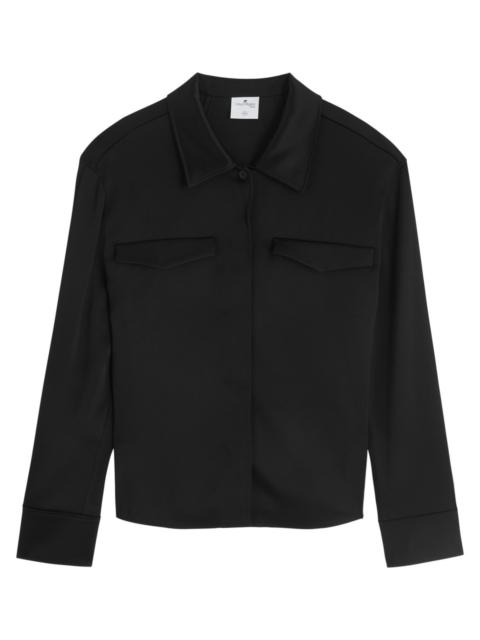 Courrèges Darted Satin Shirt