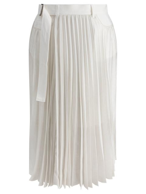 sacai Sacai Women Pleated Skirt