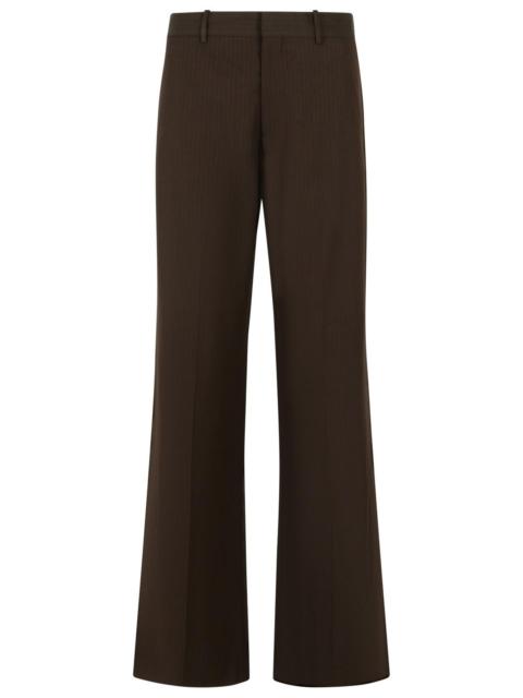 Acne Studios Acne Studios Brown Wool Trousers Men