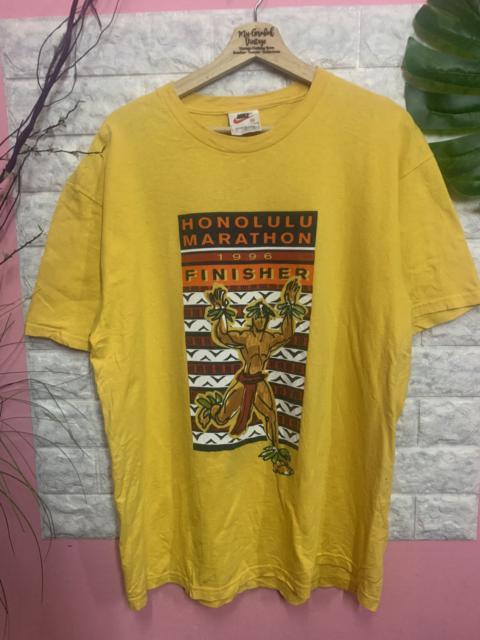 Vintage Shirt Nike Honolulu Marathon 1996